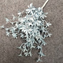 프리저브드플라워 프리저보드플라워박스 디퓨저 돔 미니 재료 시뮬레이션 꽃 작은 꿈 난초, 라이트 포그 블루