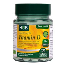 Holland & Barrett 홀랜드앤바렛 비타민 D 3000 IU 75ug 120정