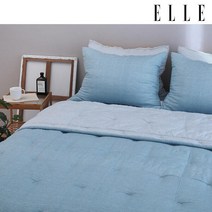 엘르파리 포에브 모달 차렵이불S, 블루