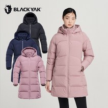 블랙야크 겨울 롱패딩 구스다운 후드 여성 빅사이즈 보온 B컴피다운자켓
