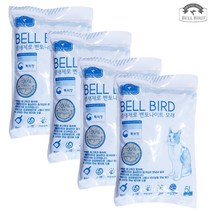 벨버드 더블랙 냄새제로 벤토나이트 모래 무향 5L 4개