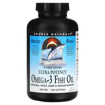 Source Naturals 오메가-3 생선 오일 850 밀리그램 120정, 60정