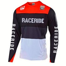 RACERIDE-긴 사이클링 티셔츠 마운틴 다운힐 자전거 DH MTB 오프로드 모토크로스 유니폼 레이싱 의류