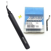 디버링툴 공구 챔퍼 Metal Aluminum Handle High Quality Trimming Device Iron Quick Clamping Deburring Rimming, 02 RB1000 X BS1018