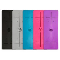 밸런스파워 천연고무 요가매트 4mm 논슬립 필라테스 홈트 운동 헬스 매트, 천연고무 요가매트 핑크, 1개