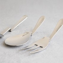 서빙 샐러드 덜어먹는 국자 포크 스푼 손님용 티스푼, 요리국자