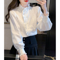 패션핏 로맨틱 감성 러플 블라우스