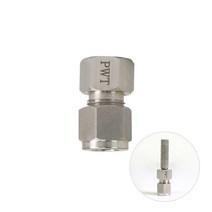 PWT 조임식 고압 락피팅 엔드캡 1구 수평 SUS303 3/8