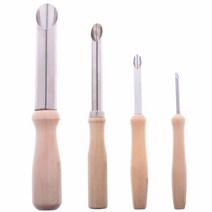 도자기 펀치 구멍 모델 슬러지 DIY 몰딩 조각 커터 모양 세라믹 도구 왁스 컷 점토, 02 Round