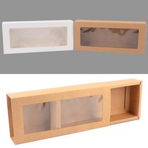 홈베이킹 마들렌느 카스테라 포장 상자 답례품 DIY선물 카페 기프트박스 파운드케이크 기념품, 1개, 화이트