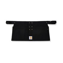 칼하트 남성 펌 덕 하프 에이프런, 초대형_검은색