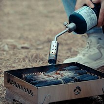스텐 이소 부탄 가스토치 수동 캠핑토치 불총 캠핑준비물 피크닉 야외용 캠핑용품, 1개, 이소가스용
