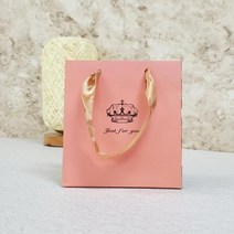 ABM 저스트포유 쇼핑백 핑크 소 종이백 종이봉투 에코백 쇼핑백 선물쇼핑백, 단품