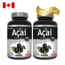 뉴트리돔 브라질 아사이7 아사이베리 프리미엄 50배농축 200mg 200정 식물성 캡슐 AC16, 2개
