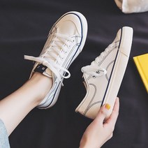 여자 유니크 캔버스화 스니커즈 단화 학생 운동화 EVE