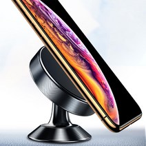 쉐보레 스파크 스마트폰 강력 마그네틱 자석거치대, 블랙, 1개