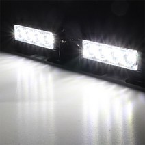 자동차 오토바이 LED 스트로브 경광등 싸이키, 마. 4LED 스트로브 DRL 화이트+화이트
