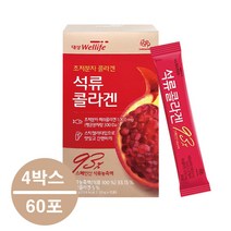 대상웰라이프 석류콜라겐 300g(20gx15포)x4상자, 초저분자 석류 콜라겐 300g(20gx, 4개