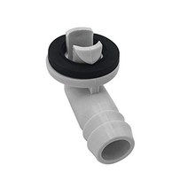 LBG Products Air Conditioner Drain Hose Elbow Connector for Window Unit or Mini-Split (3/5' White), 1