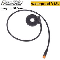 (에서 선박 us) PAS 페달 보조 센서 KT-V12L BZ-4 6 자석 듀얼 홀 신호, 03 V12L Julet plug, 한개옵션1