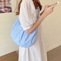 (JA81) 10대 예쁜 슬링백 가방 만두 에코백 셔링 데일리백_ 98110EA
