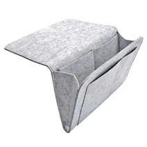 오르골주문제작 크리스마스 침대 수납 가방 펠트 옆 테이블 침실 정리 홀더 옷장 액세서리, Light Gray