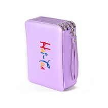 HAi-TuA 색연필 수납 파우치형 필통, 퍼플 184
