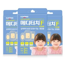 일동제약 메디터치F 혼합형 8매(일반형3매 타원형3매 소형2매) x3개, 없음