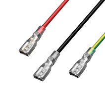 187 슬리브 평단자 150mm 절연 슬리브 압착단자 스위치 연결 S187-15, 옐로우&그린