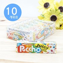 미까쿠토 푸쵸 스틱 캔디 쥬시 미라클, 50g, 10개입
