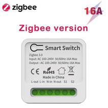 Tuya 스마트 Wifi ZigBee 스위치 모듈 스마트 홈 DIY 차단기 지원 2 웨이 제어 Alexa Google 홈, 01 Zigbee Version