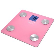 와이디생명과학 제로슬림S 가정용 체지방 체중계, 핑크