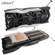 87mm ga92s2u rtx2080ti geforce rtx 2080 ti amp 익스트림 코어 교체 그래픽 카드 gpu 방열판 용 비디오 카드 방열판, 없음, 검은색