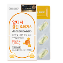그린스토어 알티지 클린 오메가3 약국정품, 30알(캡슐), 5개