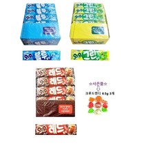 오리온제과 와우껌 콜라 21g 15개 + 포도 21g 15개 + 쿨소다 21g 15개 + 사은품 크루드사탕 6.5g 3개