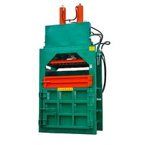 쓰레기 압축기 캔 플라스틱 수직 압착기 파지 압축, 오렌지 - 8 톤 압축 기계