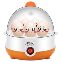 에그 보일러 스티머 미니 계란 찜기 반숙기 구운 기계 전기 360W 아침 식사 멀티 쿠커 증기선 자동 밥솥 홈 커스타드 스팀 타이머, [02] Style 2 yellow, [01] EU