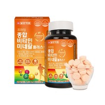 종합비타민미네랄 플러스180정 복합기능성 츄어블타입정제 멀티비타민미네랄, 1개, 180정
