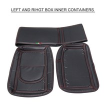 배달통 알루미늄탑박스 오토바이 사이드백 오토바이용품 사이드 박스트렁크 박스의 내부 용, 블랙과 사이드 박스