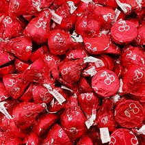 [발렌타인] CrazyOutlet HERSHEYS KISSES 체리 코디얼 크림 발렌타인 캔디로 채워진 밀크 초콜릿 벌크 팩 2파운드, [03] 5파운드(1팩), [01] 초콜릿