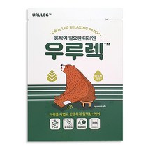 [우루렉]우루렉 레그패치 붓기완화 종아리패치 1개한팩(6매입), 6매입 × 1개