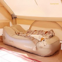 캠핑매트리스 캠핑 매트리스 에어침대 야외, 메트리스+에어펌프