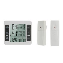 실내/실외 무선 온도계 전자 냉장고 온도 측정, 1개의 주요 온도계, 1분