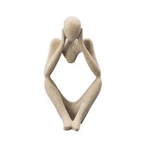 펜트하우스 생각하는사람 몽상 스톤 인테리어 오브제 조각상 돌조각 대형, 몽상하는 사람