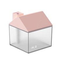 3 1 작은 집 공기 가습기에 대 한 가정용 초음파 자동차 안개 메이커 LED 조명 USB 미니 팬 사무실 데스크탑 공기 청정기, 분홍색