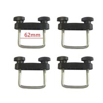 자동차 루프백 자동차 천장캐리어ALWAYSME 자동차 지붕 박스 U-볼트 클램프 용 장착 피팅 키트 SUV RV Cam, 4PCS-PACK-60mm