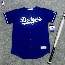 MLB다져스 유니폼 봄가을 아우터 여름 반팔 아메리칸 스포츠 패밀리룩 커플 주니어 야구복