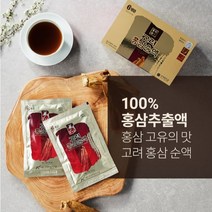 고려홍삼 홍삼액100% 노인 기력 원기 회복 입맛없을때 몸보신, 60포