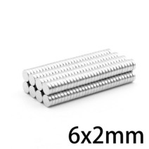 원형톱 테이블쏘 50/100/200/300/500/1000PCS 6x2 소형 작은 둥근 자석 강한 6mm x 2mm N35 원형 영원한 네, 06 1000PCS