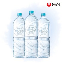 농심 백산수 무라벨 2L 12병+12병 생수